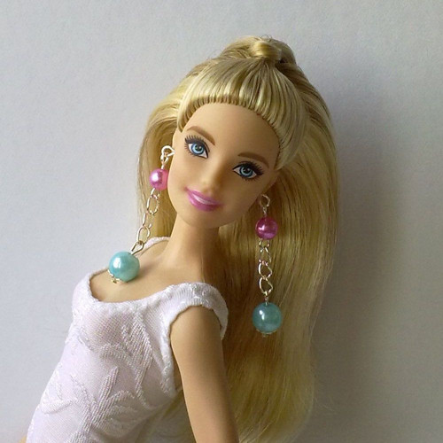 Šperky pro Barbie - náušnice