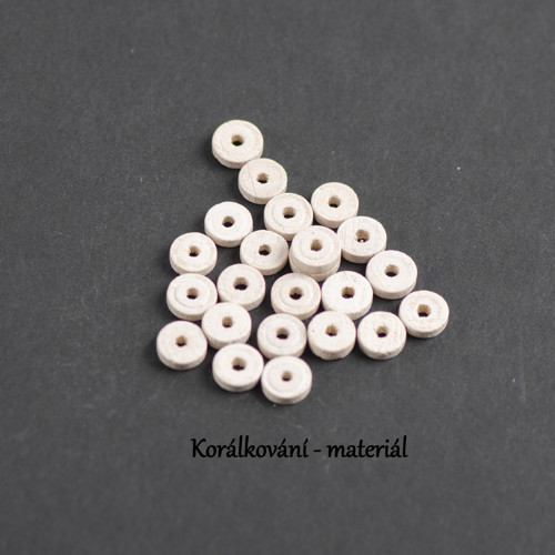 Korálky dřevěné 30ks — foto 1