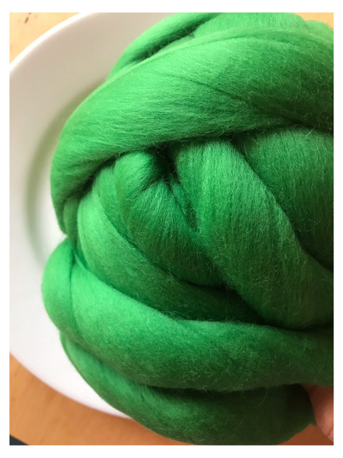 Australská ovčí vlna merino, 20 g, tráva zelená