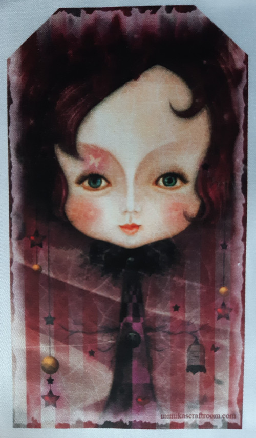 Bavlněná látka - panel 11x20 cm skladem