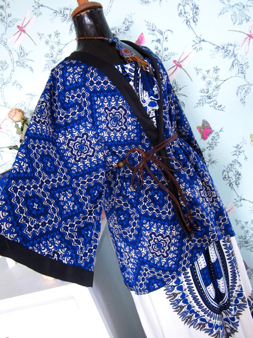 Etno boho kimono kardigan — foto 1