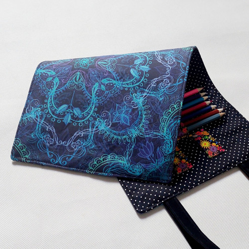 Pastelkovník Dark Blue doodle — foto 1
