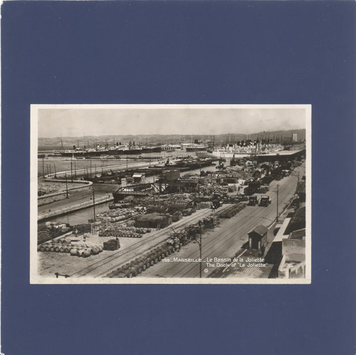Marseille, doky La Joiette, Francie - pohlednice
