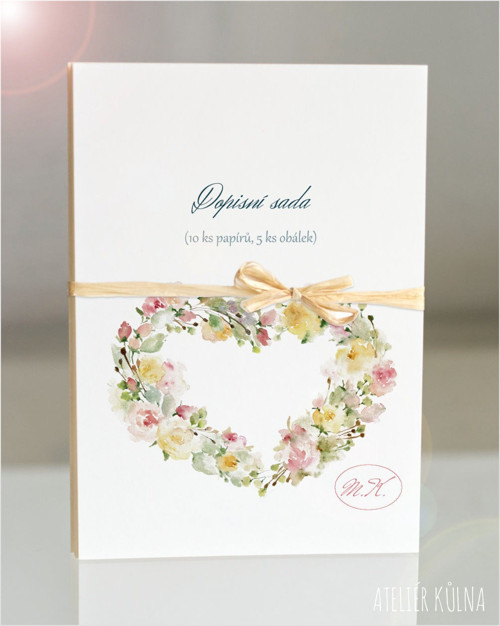Dopisní sada & monogram *Z lásky* — foto 1