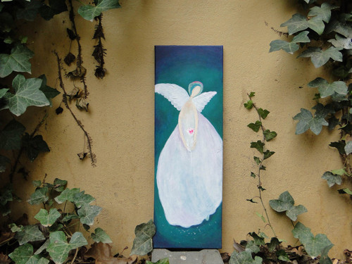 Obraz - S růží - plátno — foto 1