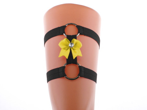 Podvazek s kroužkem a mašličkou harness