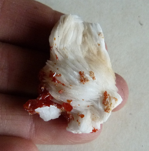 Baryt, vanadinit - 3,7 cm — foto 1