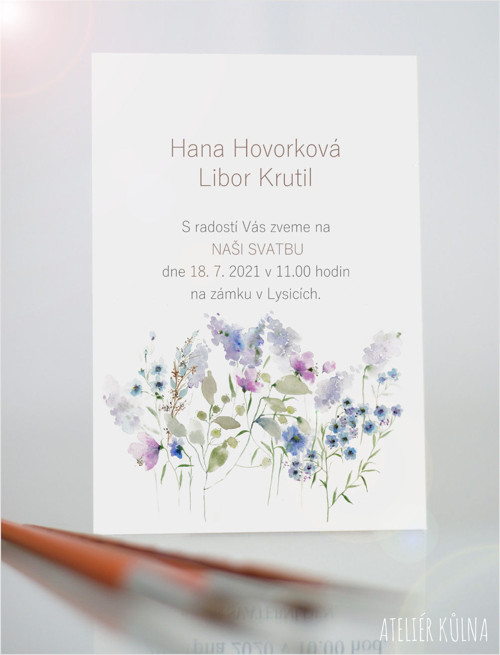 Svatební oznámení *V klidu* (No.233)