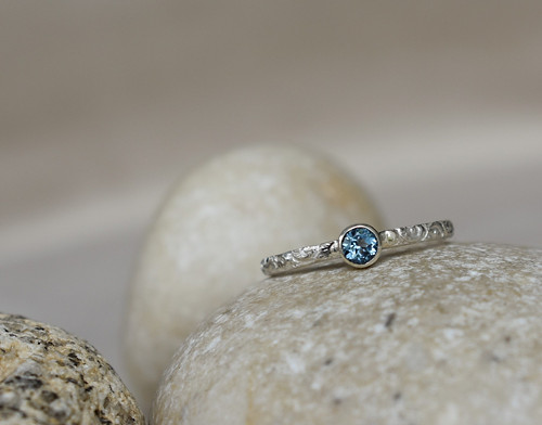 Prsten modrý - Ag — foto 1