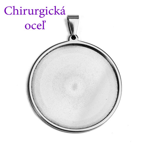 Ozdobné lôžko z chirurgickej ocele č.1 B