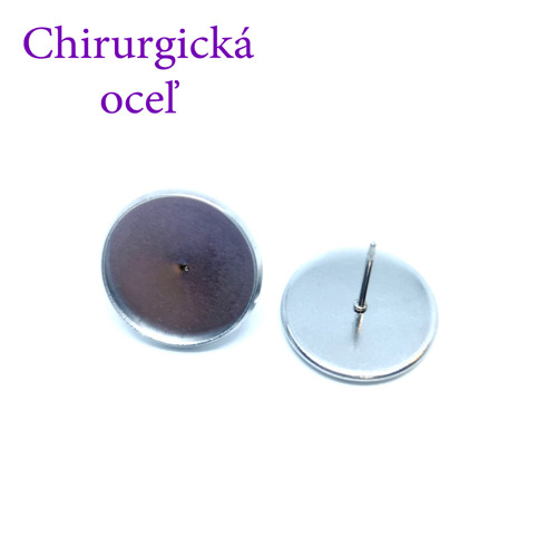 Náušnicový základ z chirurgickej ocele č.4