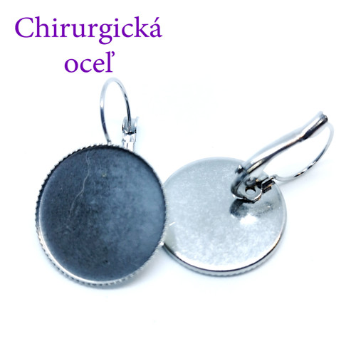 Náušnicový základ z chirurgickej ocele č.8 A