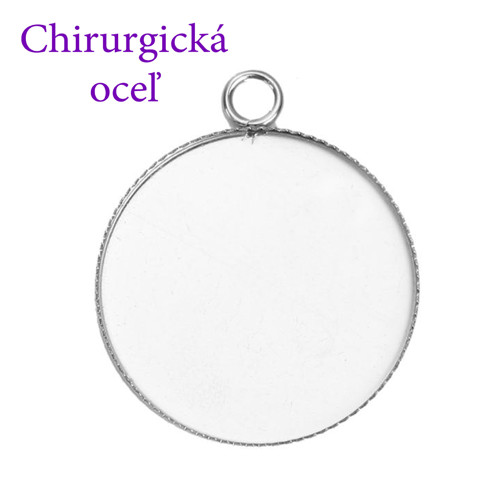 Ozdobné lôžko z chirurgickej ocele č.2 B
