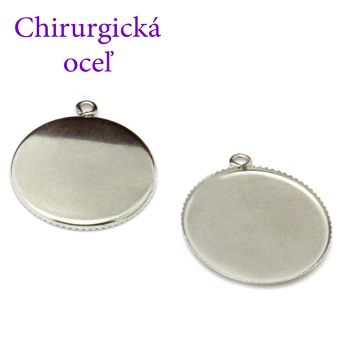 Ozdobné lôžko z chirurgickej ocele č.2 C