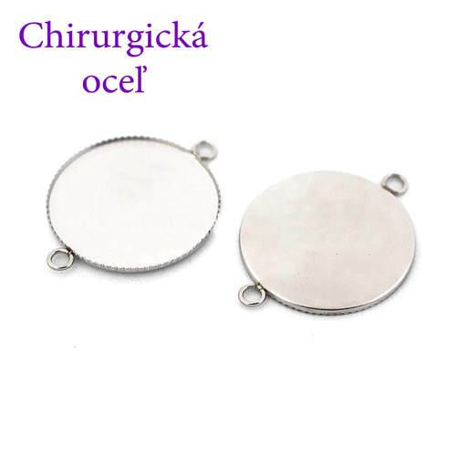 Ozdobné lôžko z chirurgickej ocele č.3 D
