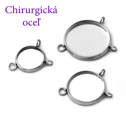 Ozdobné lôžko z chirurgickej ocele č.4 B