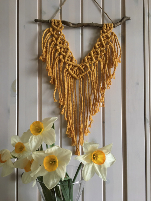 Macramé závěs — foto 1