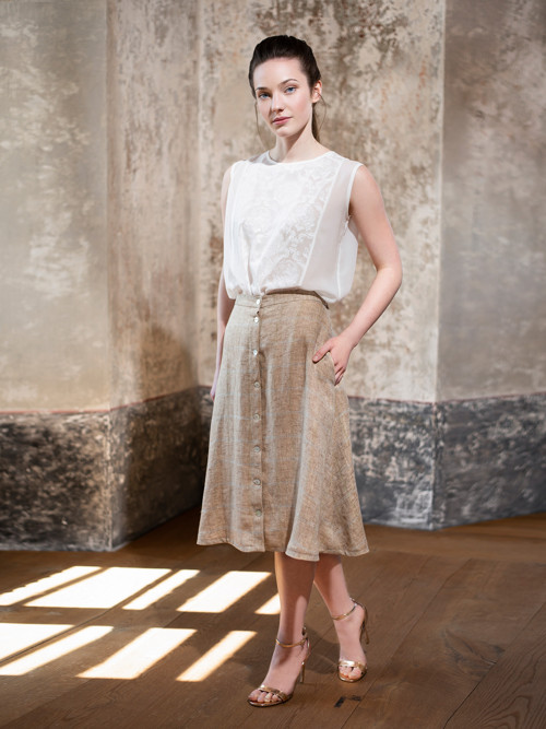 Sukně len Amanita Baroque — foto 1