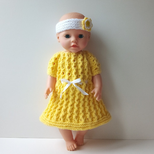 Miminko - BABY BORN - šaty, čelenka