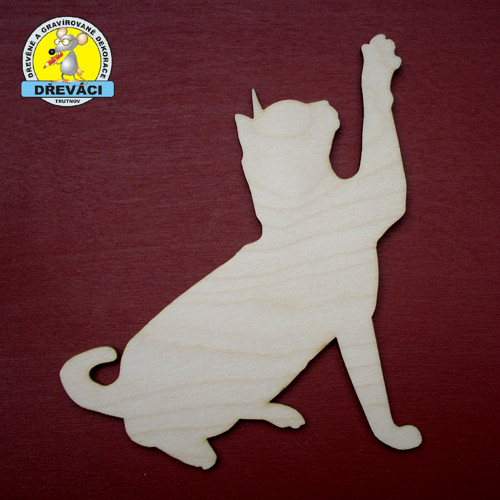 Výřez SILUETA kočka 14,2 x 14,5 cm KV0268 F