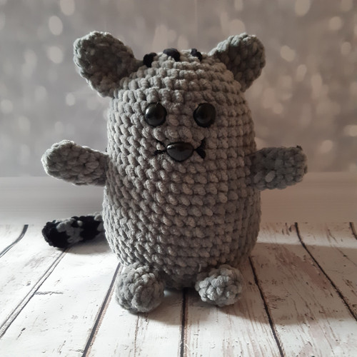 Kočka Pusheen - Háčkovaná hračka — foto 1