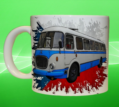 Hrnek s autobusem ŠKODA RTO 706 II.