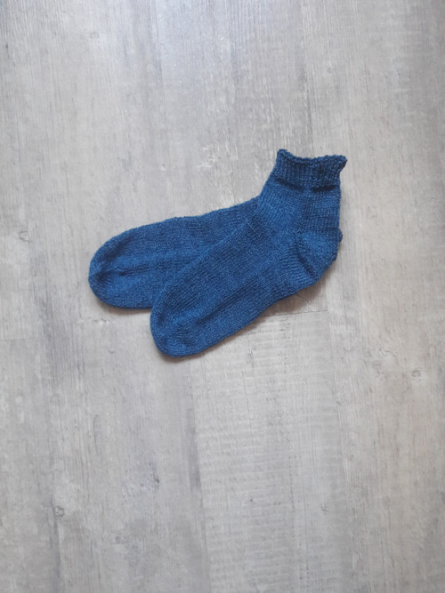 Ručně pletené nízké ponožky vel. 34/35