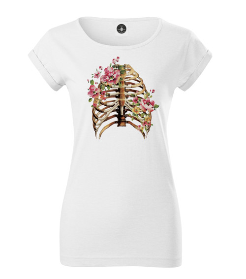 Tričko Floral Skeleton — foto 1
