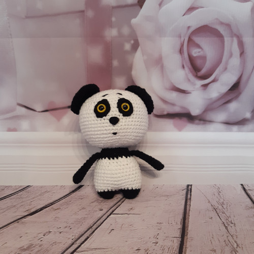 Panda Liu - Háčkovaná hračka — foto 1