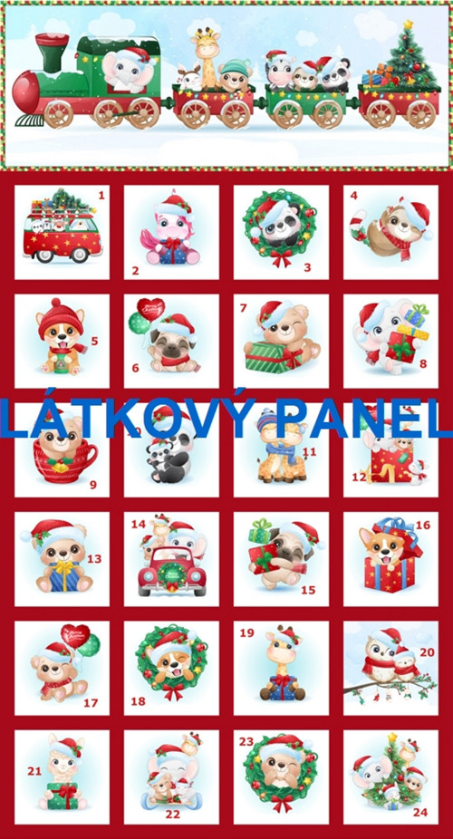 Bavlněný panel 33 x 60 cm — foto 1