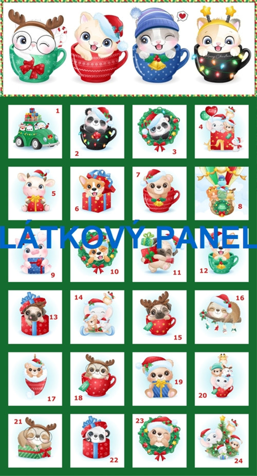 Bavlněný panel 33 x 60 cm — foto 1