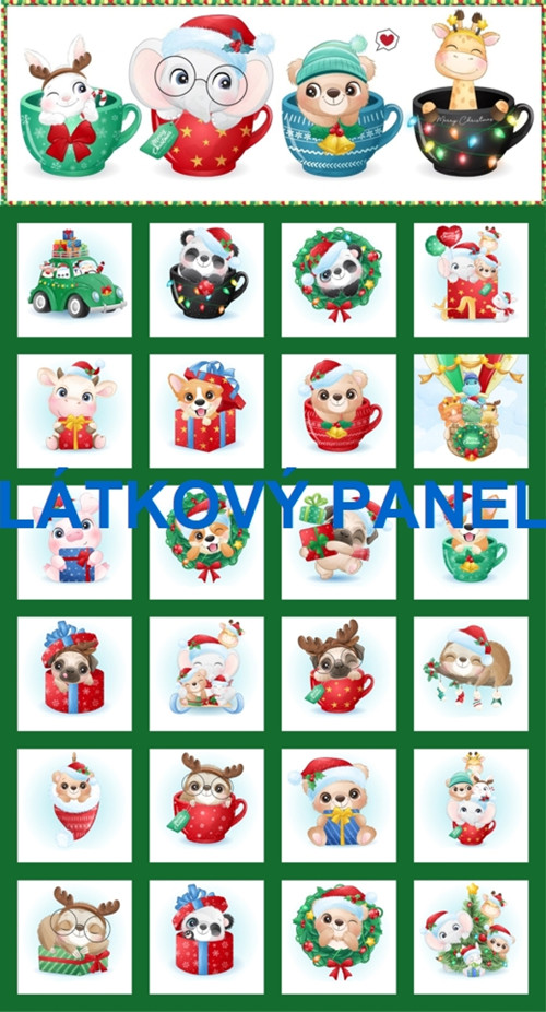 Bavlněný panel 33 x 60 cm — foto 1