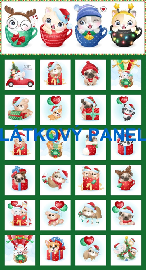 Bavlněný panel 33 x 60 cm — foto 1