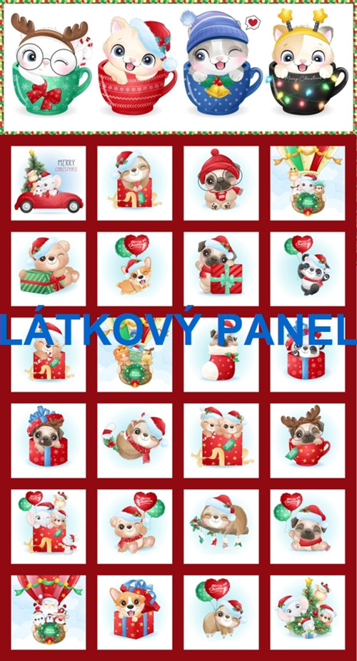 Bavlněný panel 33 x 60 cm — foto 1