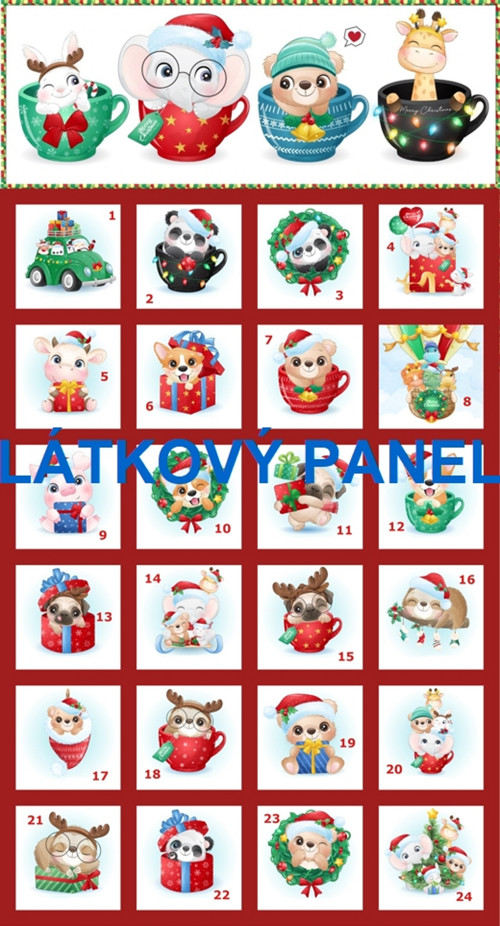 Bavlněný panel 33 x 60 cm — foto 1