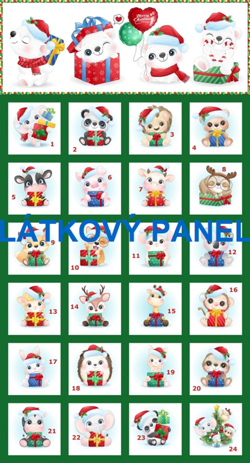 Bavlněný panel 33 x 60 cm — foto 1