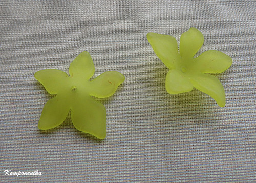 Akrylové kvítky 22x7mm 2kusy