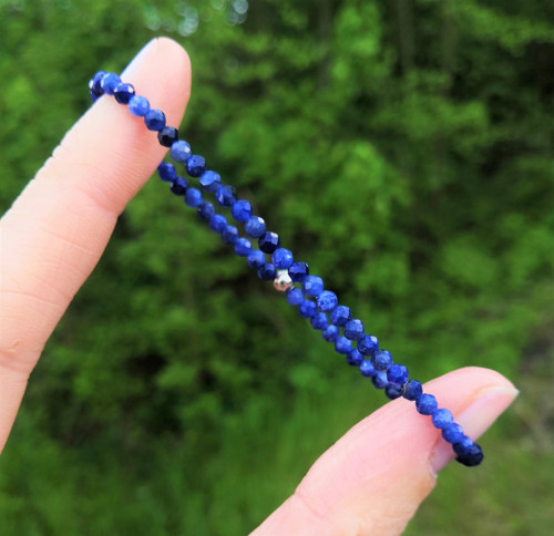 Sodalit dark blue*broušený*jemný náramek