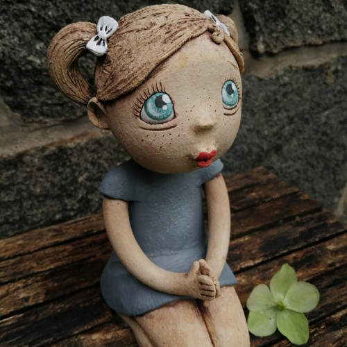 Holčička s culíčky (na objednávku ) — foto 1