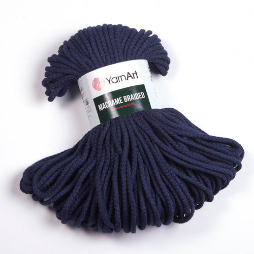 Příze Macrame Braided - tmavě modrá — foto 1