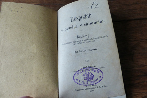 Hospodář v práci a v skoumání, 1880