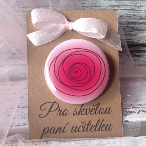 Placka špendlík - Pro paní učitelku — foto 1