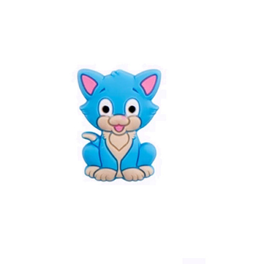 Silikonová MINI kočička (1ks) - blue — foto 1