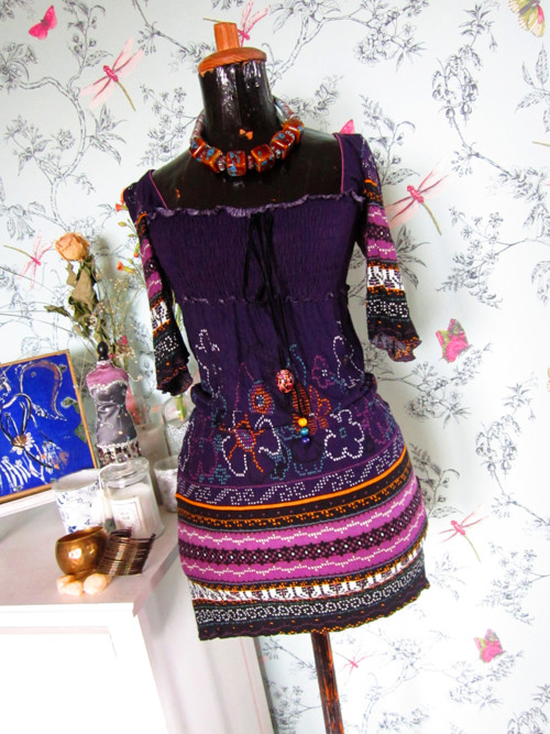 Etno boho šaty — foto 1