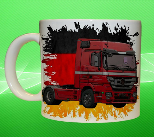 Hrnek s tahačem MERCEDES ACTROS II.