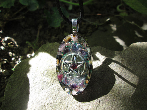 Org. šperk ,, Pentagram energie meridián " — foto 1