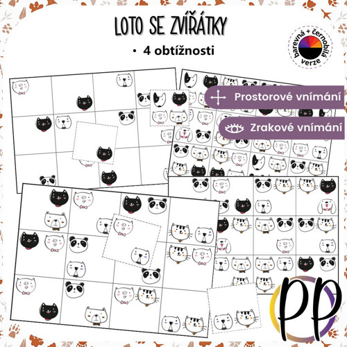 Loto se zvířátky (PDF)