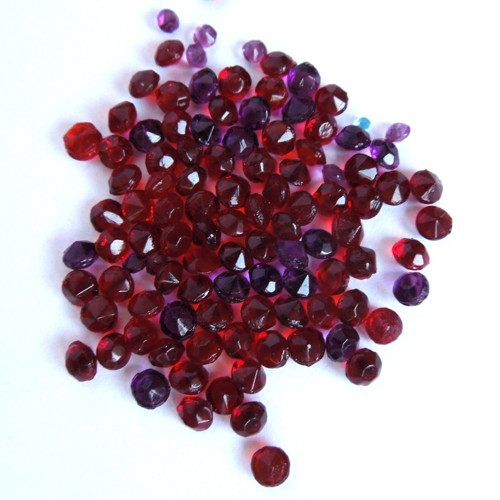 Starožitné kamínky do šperků, šatony, mix, 10 g