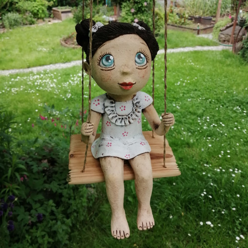 Holčička na houpačce (na přání ) — foto 1