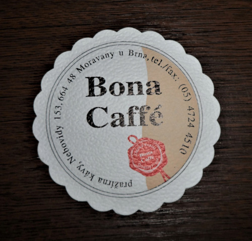Papírová ROZETKA na podšálek • Bona Caffé